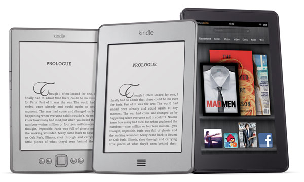Kindle, Kindle Touch, Kindle Fire
