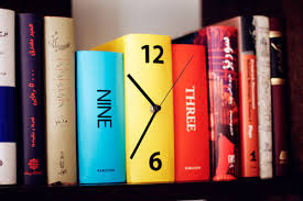 book shelf/table clock