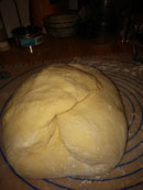 Knead a few times, fold and form into a ball